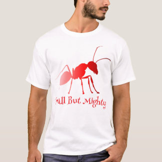 Camiseta Corpo vermelho de formiga e pernas com gradiente