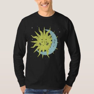 Camiseta Corpos Celestes Galáxia Espacial Exterior Sol Lua