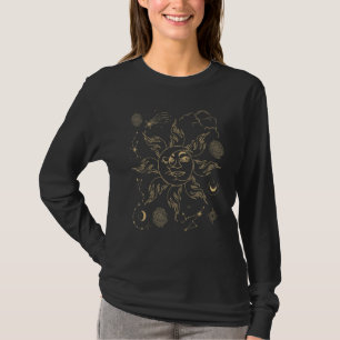 Camiseta Corpos Celestes Sol Lua Astronomia Universo Astro