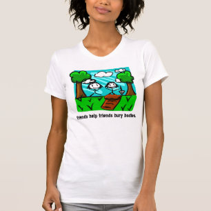Camiseta Corpos do enterro dos amigos da ajuda dos amigos