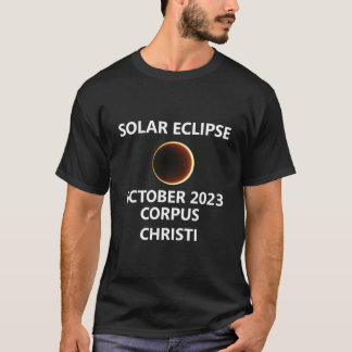 Camiseta Corpus Christi 2023 Eclipse Solar Texas Tx Cidade