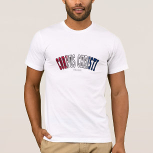 Camiseta Corpus Christi em cores da bandeira do estado de