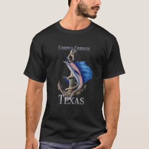 Camiseta Corpus Christi Texas Espadarte Marlin Ocean Fishin