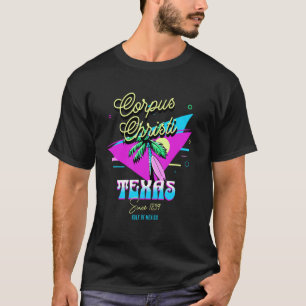 Camiseta Corpus Christi Texas Palmeira Golfo do México Souv