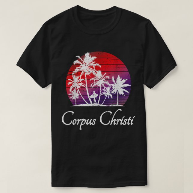 Camiseta Corpus Christi Texas Vacation Family Beach Group G (Frente do Design)