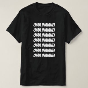 Camiseta corra agora em Maori - oma inaianei