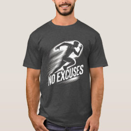 Camiseta Corra com Determinação - Sem Desculpas