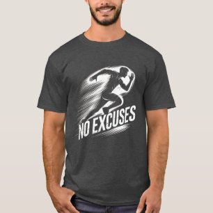 Camiseta Corra com Determinação - Sem Desculpas