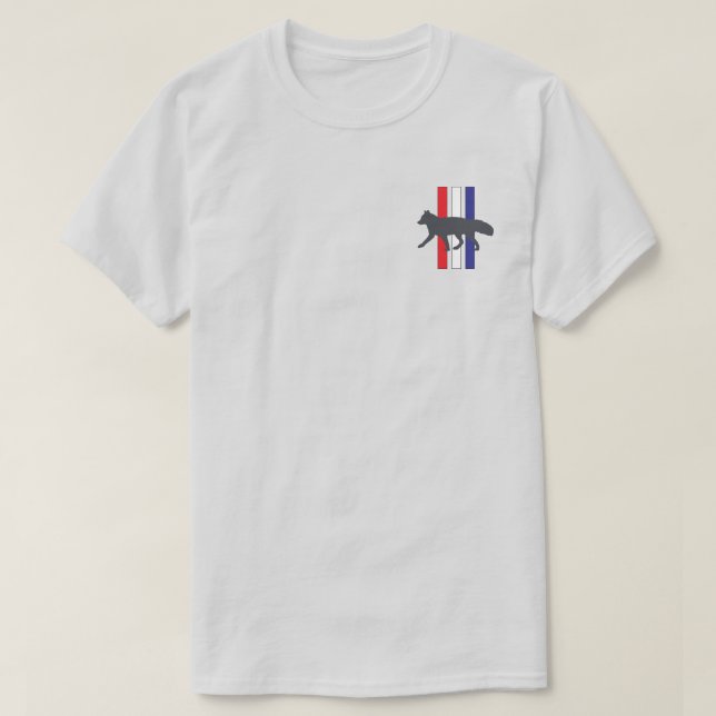 Camiseta Corra com o T-Shirt das raposas (Frente do Design)