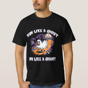 Camiseta Corra como um fantasma, ganha como um pântano!