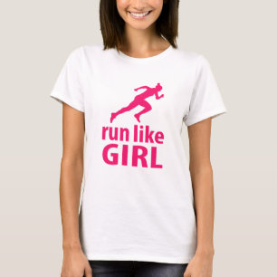 Camiseta Corra como uma garota