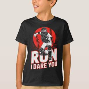 Camiseta Corra Eu Desafio Você Vender Receptor Engraçado Ve