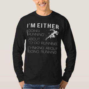 Camiseta Corra, Ria, Repita: Engraçado Correr T-Shirt