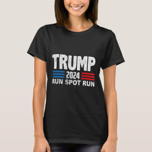 Camiseta Corra Spot Corra Citação Debyte Trump Engraçado Po