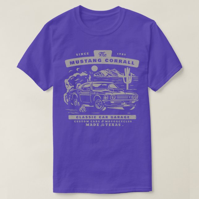 CAMISETA CORRAL DE MUSTANG (Frente do Design)
