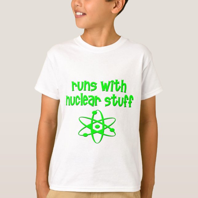 Camiseta Corre Com Coisas Nucleares (Frente)
