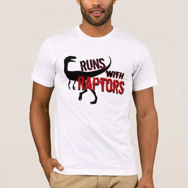 Camiseta CORRE com RAPTORS (Frente)
