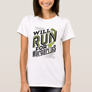 Camiseta Corre para Margaritas Cinco de May Running
