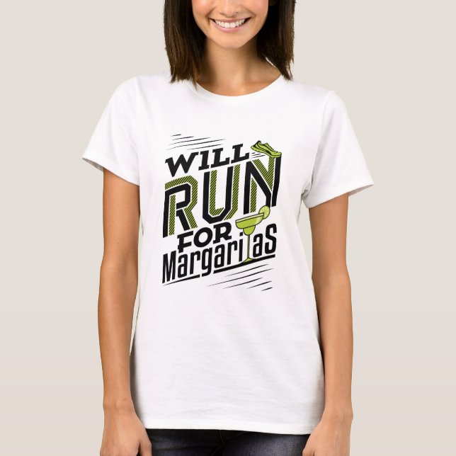 Camiseta Corre para Margaritas Cinco de May Running (Frente)