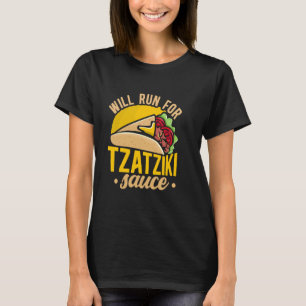 Camiseta Corre Para Tzatziki Molce Mediterrâneo Cuisine