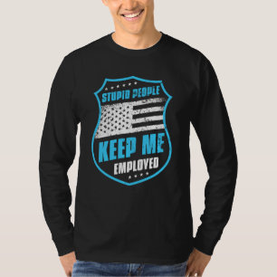Camiseta Correções Oficial Pessoas Estúpidas Mantenham-Me E