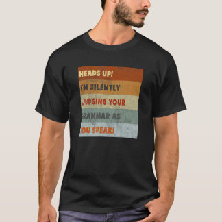 Camiseta Correcting Grammar  English Teacher Quote Retro