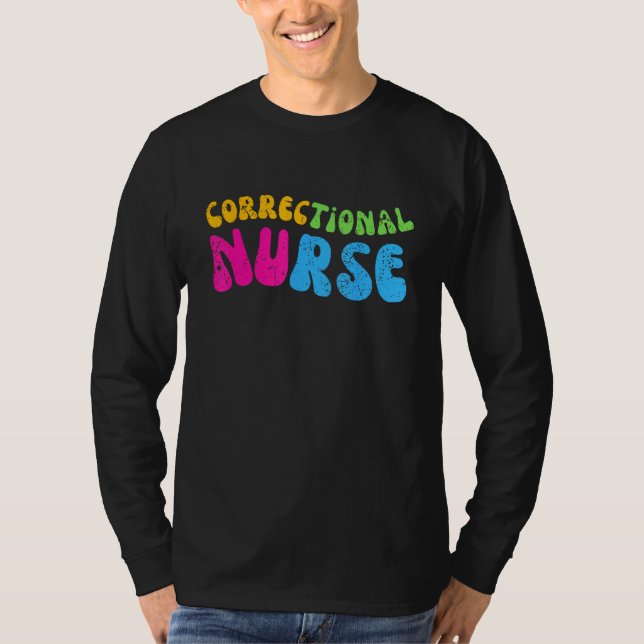 Camiseta Correctional Nurse Work School  Team Squad  Women  (Frente)