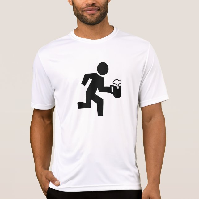 Camiseta Corredor da cerveja - siga-me tecnologia (Frente)