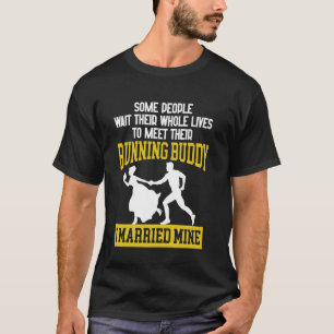 Camiseta Corredor de corrida Meia Maratona Casamento Marido
