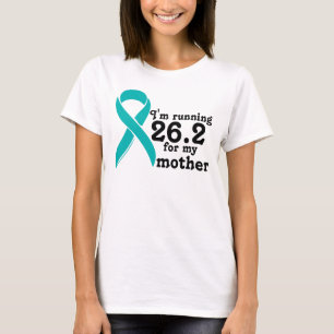 Camiseta Corredor de maratona para o câncer de ovário