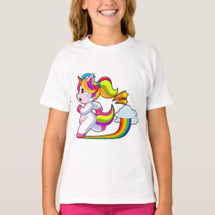 Camiseta Corredor de Unicórnio Esportes de Corrida