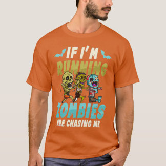 Camiseta corredor halloween _ se correndo zumbis me persegu
