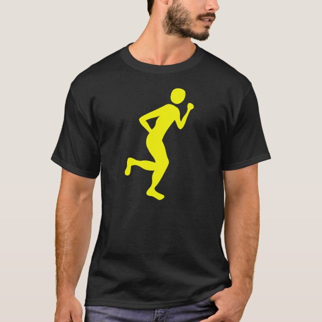 Camiseta Corredor (Homem) - Amarelo (Frente)