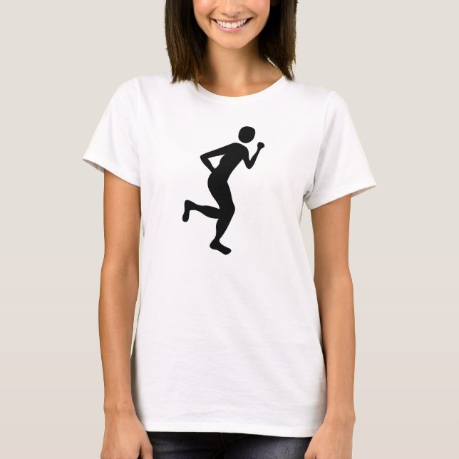 Camiseta Corredor (Homem) - Preto (Frente)