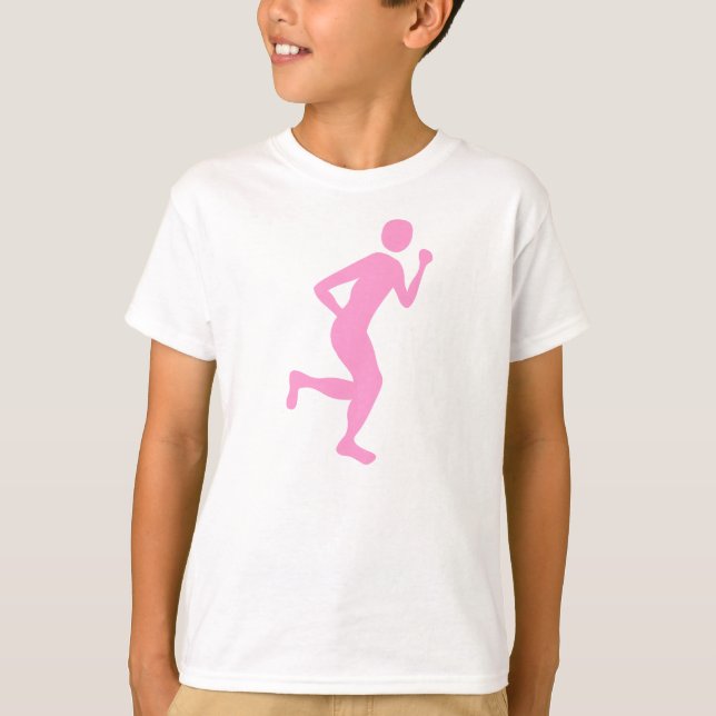 Camiseta Corredor (Homem) - Rosa (Frente)