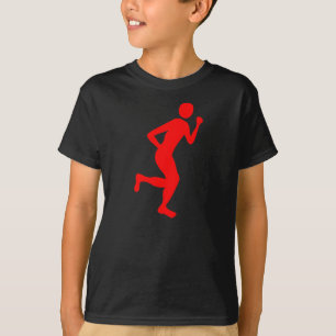 Camiseta Corredor (homem) - vermelho
