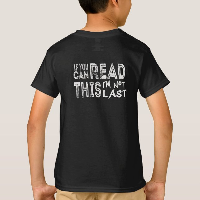 Camiseta Corredor Lento Engraçado - Não é o Último Citação (Verso)