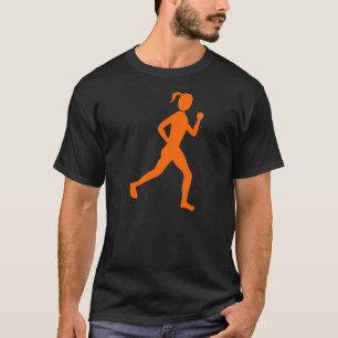 Camiseta Corredor (Mulher) - Laranja