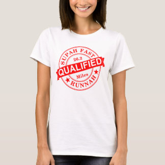 Camiseta Corredor rápido super qualificado todo o tanque do