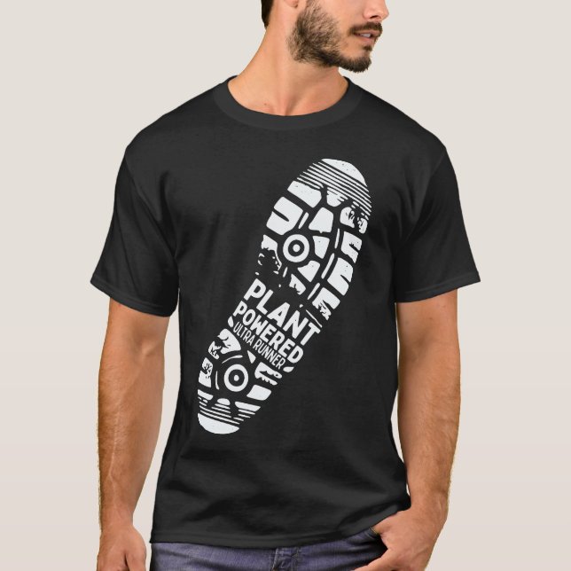 Camiseta Corredor Ultra Vegano Poderoso Planta Fofa (Frente)