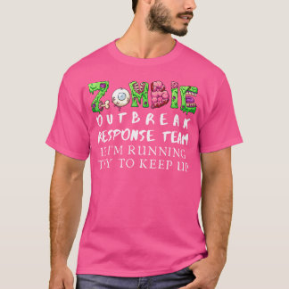 Camiseta Corredores Atletas Amantes Zumbis Correndo