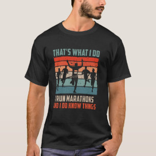 Camiseta Corredores ISSO É O QUE EU FAÇO EU CORRO MARATONAS