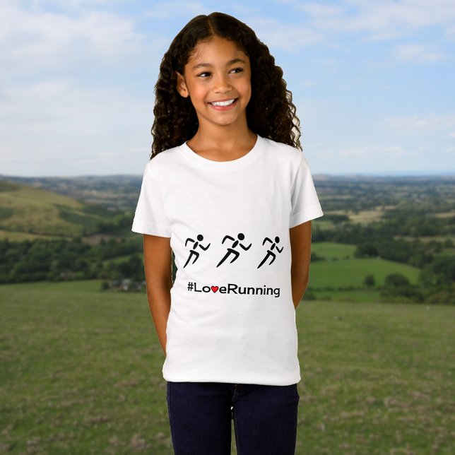 Camiseta Corredores Running do slogan do amor (Criador carregado)