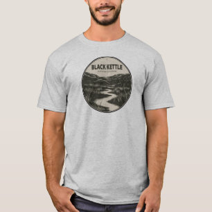 Camiseta Córrego Nacional Black Kettle Grassland
