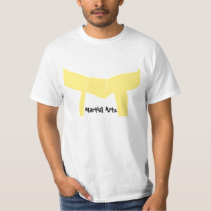 Camiseta Correia amarela das artes marciais