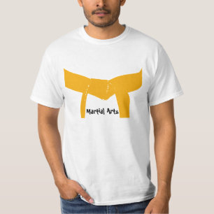 Camiseta Correia da laranja das artes marciais