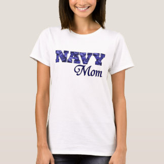 Camiseta correia do speghetti do navymom