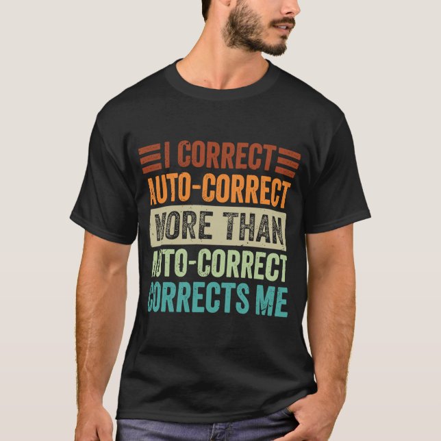 Camiseta Correio Automaticamente Mais Do Que Corr De Correç (Frente)