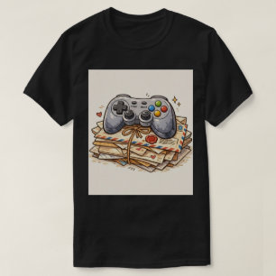 Camiseta Correio de Jogos Retrô: Ícone de Controle Feito à 