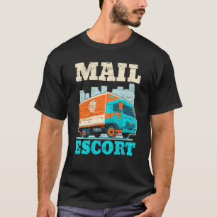 Camiseta Correio de Trabalho Postal Enviar Correio de Entre